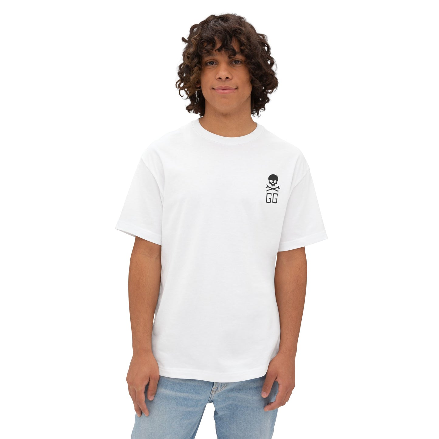 GG Barcode Unisex Oversized Boxy Tee