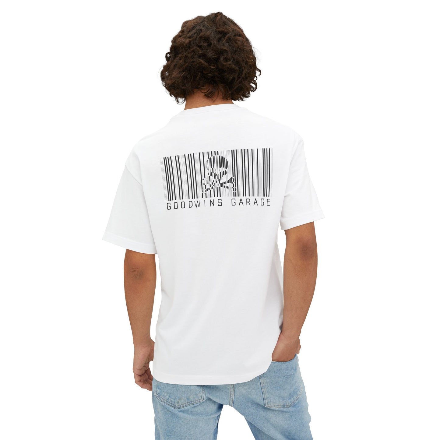 GG Barcode Unisex Oversized Boxy Tee